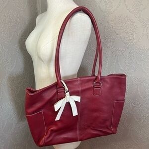 Day Timer Red Shoulder Bag great condition
